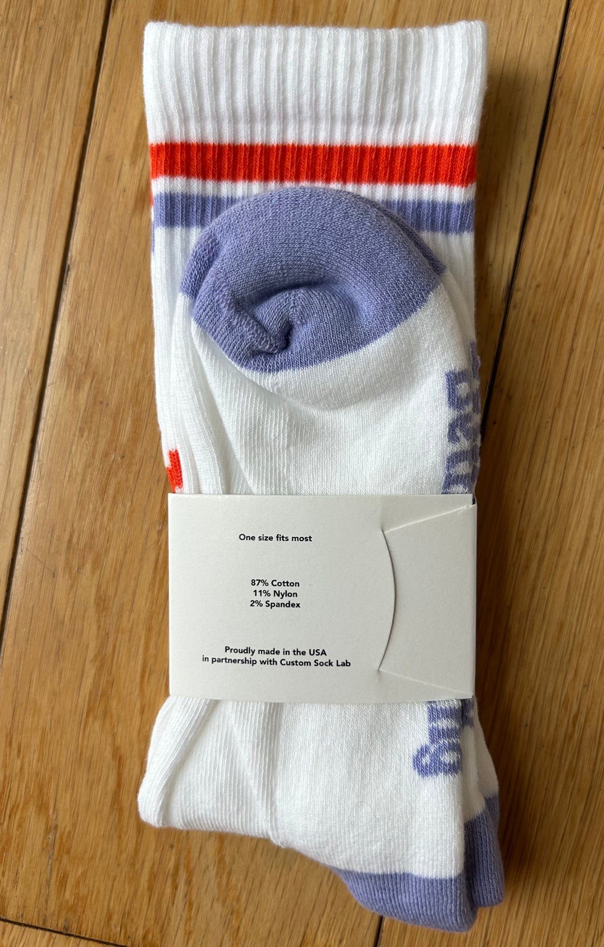 Women's Stand-up Socks (Lilac/Lava)