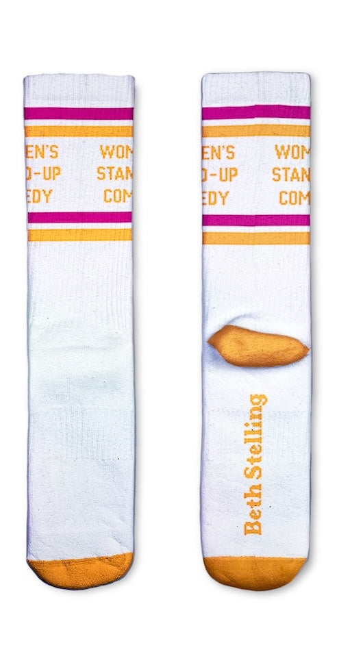 Women's Stand Up Socks (Orange/Pink)