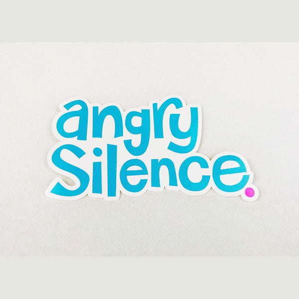 Angry Silence Sticker
