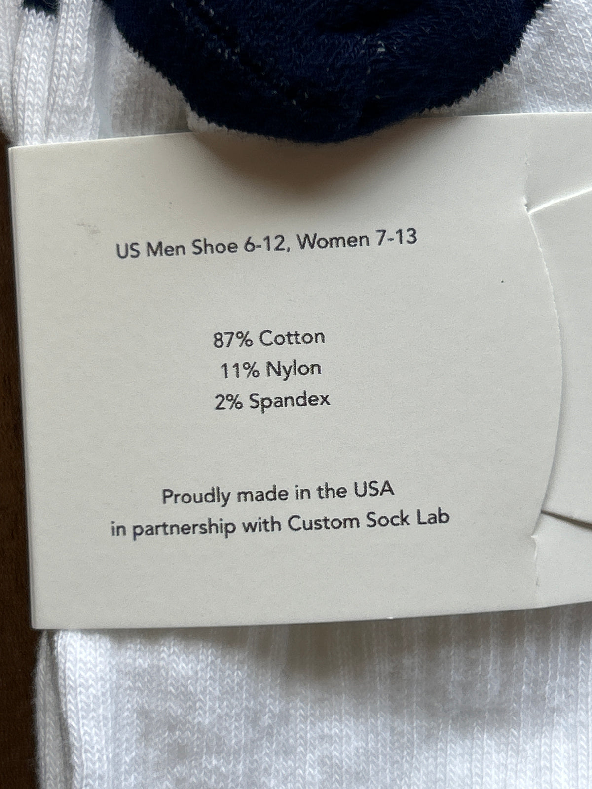 Women's Stand-up Socks (Navy/Yellow)