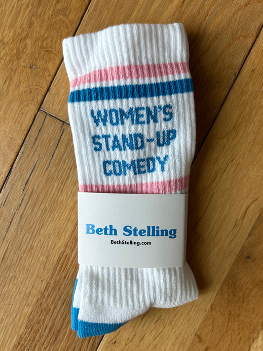 Women's Stand-up Socks (Pink/Blue)
