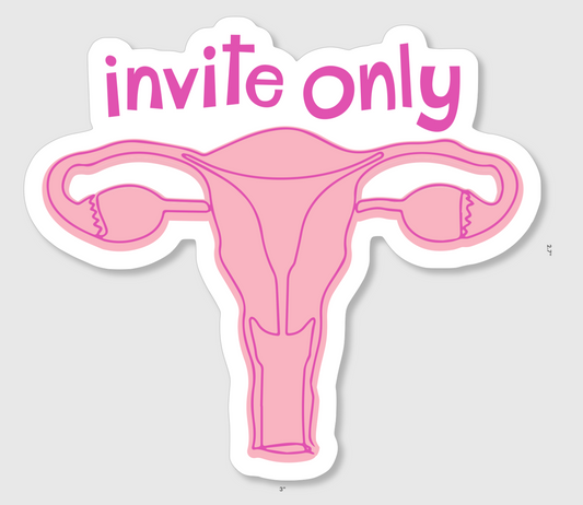 Invite Only Sticker
